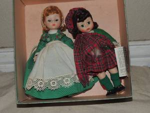 lot 88 image: Madame Alexander Doll-  Irish doll  &  SCOTTISH DOLL