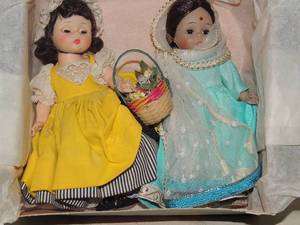 lot 87 image: Madame Alexander Doll-#790 FRENCH  and #791 baby dolls