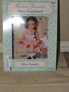 lot 90 image: Madame Alexander Doll-NIB MARY ENGLEBRIT Miss Smarty Pants