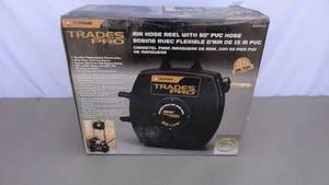 lot 2 image: Trades Pro air hose reel with hose