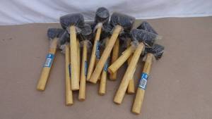 lot 53 image: Lot of 14 8 oz rubber mallets