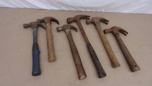 lot 59 image: Lot of 6 hammers