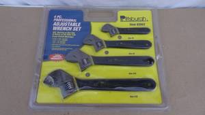 lot 108 image: 4-piece professional adjustable wrench set