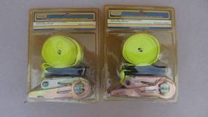 lot 152 image: Lot of 2 2x20 ratchet tie downs, 4500 lbs