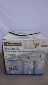 lot 186 image: Kenmore UltraFilter 100 reverse osmosis drinking water system, model 38470