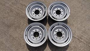 lot 187 image: Set of 4 OEM Chevrolet heavy duty 8 bolt truck wheels, 16 x 6 12