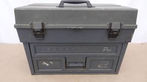 lot 249 image: Plano Phantom Pro tackle box with reels, lures and more
