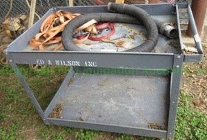 lot 343 image: Metal utility cart plus contents as shown