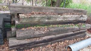 lot 257 image: Railroad ties as shown