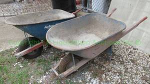lot 248 image: Jackson professional tools wheelbarrows, 2 count