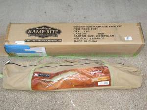 lot 7 image: Kamp-Rite camping cots 6ft length, 2 total