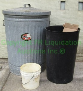 lot 16 image: Garbage cans as shown
