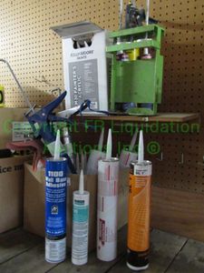 lot 39 image: Assorted sealants, adhesives and caulking guns as shown