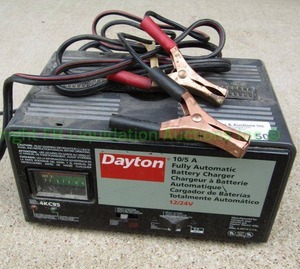 lot 50 image: Dayton 4KC95 fully automatic battery charger