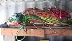 lot 286 image: Assorted electrical extension cords