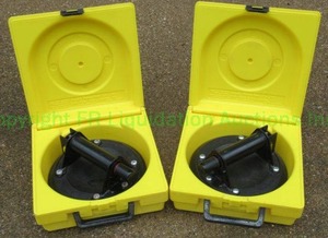 lot 292 image: Woods power grip suction cup lifters