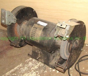 lot 115 image: TDS-250 bench mount dual grinding wheel