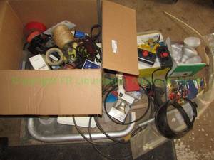 lot 111 image: Assorted industrial parts, hardware, supplies as shown