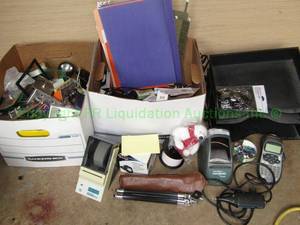 lot 132 image: Assorted office supplies and more as shown
