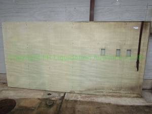 lot 136 image: Fiberglass weave layered board with electrical outlet cutouts, 4ft x 8ft (2 count)