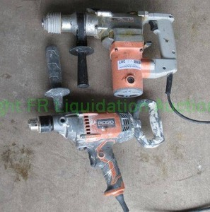 lot 307 image: Chicago Electric rotary hammer drill and Ridgid electric drill