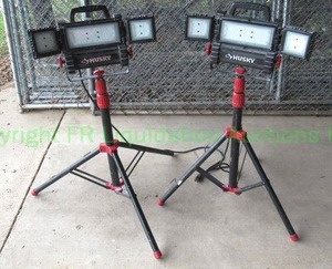 lot 336 image: Husky LED utility panel lights model DE002-3PS48