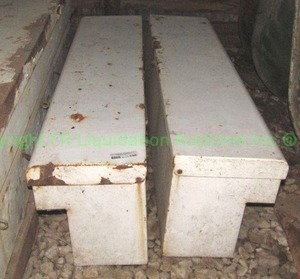 lot 198 image: Contico truck bed sidewall utility boxes 49 x 12 x 14 each