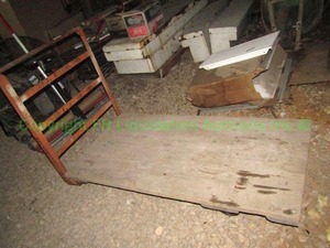 lot 199 image: Industrial flat cart 55 x 27