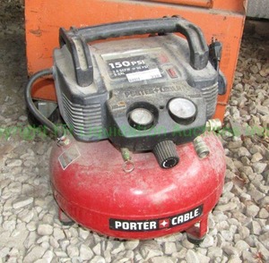 lot 228 image: Porter Cable air compressor model C2002