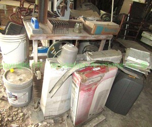 lot 233 image: Utilitech oil filled space heaters, assorted industrial parts and more as shown