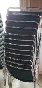 lot 37 image: Green Upholstered Chairs (12 Total)