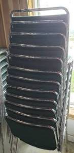 lot 33 image: Green Upholstered Chairs (12 Total)