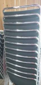 lot 32 image: Green Upholstered Chairs (12 Total)