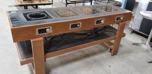 lot 4 image: Spring USA Model SM-181R Max Induction Cook Range  (W76 x D24 x H34 approx.) Great for events or buffets works with Chafing dishes Lots 529-531