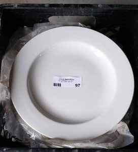 lot 97 image: White 11 Dinner plates (22 total)