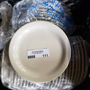 lot 111 image: World Ultima Almond color plate 7.5 approx., 36 total