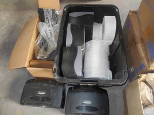 lot 187 image: Commercial Toilet Paper Holders and Soap Dispeners