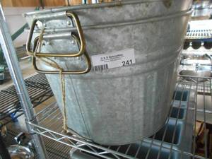 lot 241 image: 2 Oval Tubs with handles, 24 x 14