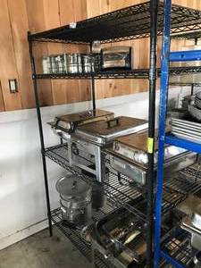 lot 248 image: Metro Bakers Rack Shelf Unit ( W60 x D24 x H72 approx.) ,Shelf Only, Contents not included