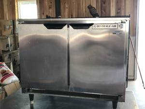 lot 277 image: Beverage Air Under Bar Refrigerator Model UCR34Y (W35 x D25 x H29) (was working when removed)
