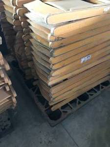 lot 313 image: Folding Wood Chairs, 18 Seat Height, 31 Back, 17 total