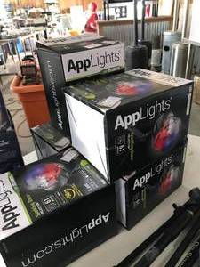 lot 336 image: 5 App Lights, App Controlled LED Light Shows