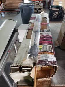 lot 395 image: Loft Petit Rod 22-38, 2 2 Faux Wood Window Blinds( 32W x 64L)