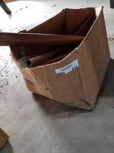 lot 413 image: Box of Copper Plumbing Tubes and Fittings