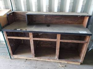 lot 494 image: Bar Unit  (67 x 18 x 48 with 36 Tall Work Area)