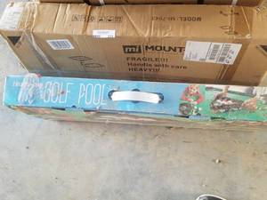 lot 231 image: Golf Pool IndoorOutdoor Game, Monk it PC Trolley Model MI-7943