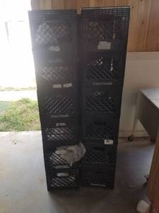 lot 189 image: Black Milk Crates (24 Total)
