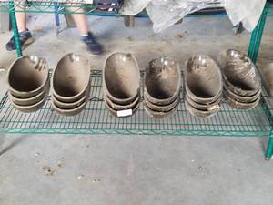 lot 204 image: Plastic Bread Bowls (18 Total)