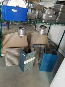 lot 208 image: 2 Stainless Industrial Vent Hoods