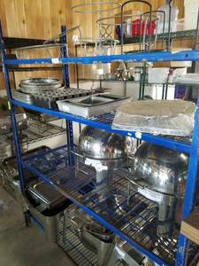 lot 221 image: Metro Style Bakers Shelf (W60 x D24 x H72), Shelf Only, Contents not included